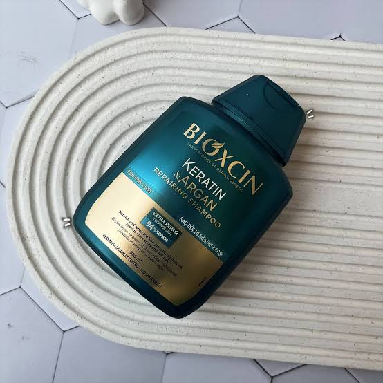 شامپو BIOXCIN مدل keratin &argan مخصوص ریزش مو و مناسب برای مو و پوست سر حساس