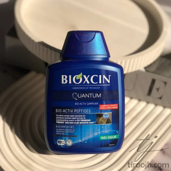 شامپو BIOXCIN مدل Quantum مخصوص ریزش مو و مناسب موهای چرب