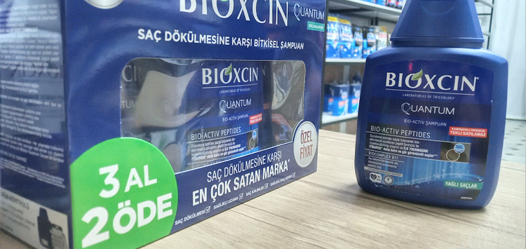 شامپو BIOXCIN مدل Quantum مخصوص ریزش مو و مناسب موهای چرب