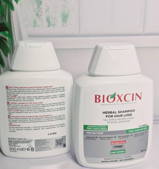 شامپو BIOXCIN مدل calssic مخصوص موهای چرب ضد ریزش مو، کمک به رویش مجدد و ضخیم نمودن موها