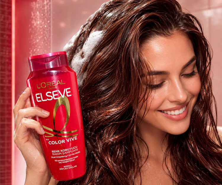 شامپو L'Oréal Elseve Color Vive مخصوص موهای رنگ شده