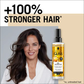اسپری موی دوفاز GLISS مدل OIL NUTRITIVE جهت درخشندگی و استحکام مو حاوی امگا ۹ و روغن مارولا